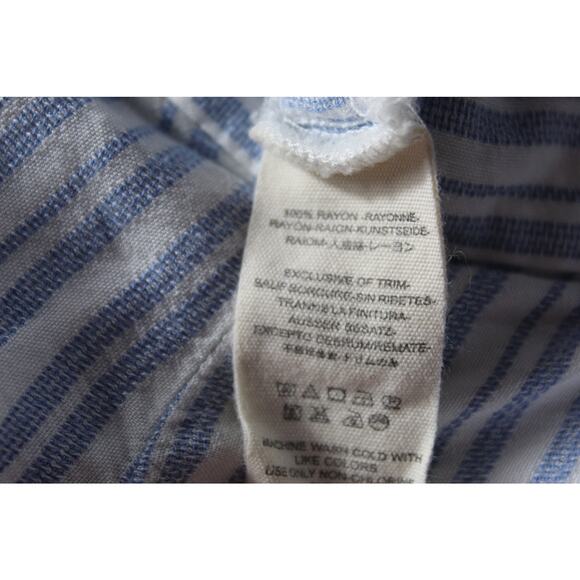 Free People Rosemary Top Cropped Tie Front Ruffle Blouse Small - Picture 11 of 12